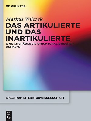 cover image of Das Artikulierte und das Inartikulierte